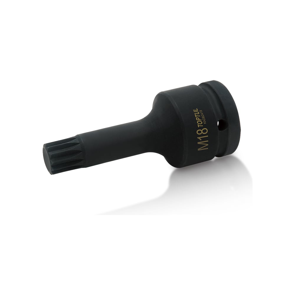 Изображение товара Головка ударная SPLINE M18, 3/4"DR, 105 мм TOPTUL KADB2418