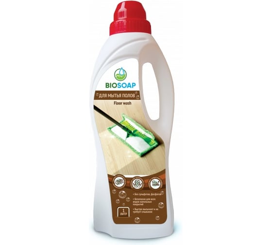 Изображение товара Средство BIOSOAP Floor wash для мытья полов 1л 9150601