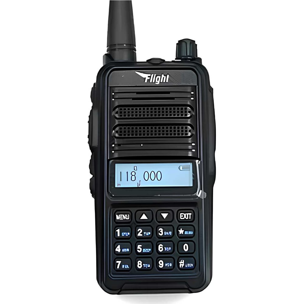 Изображение товара Рация авиационная FLIGHT A-250 с диапазоном 118-136.995 МГц