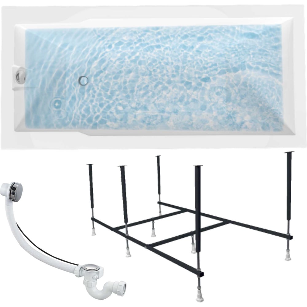 Изображение товара Ванна акриловая RAGUZA 180x80 см с металлическим каркасом