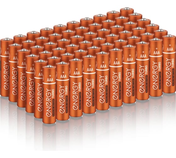 Изображение товара Батарейка алкалиновая ENERGY Turbo LR03/10KS (ААА) 60 штук 108238