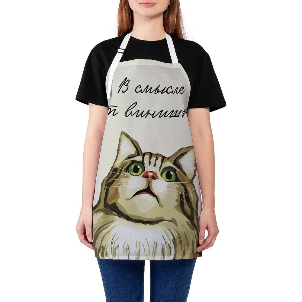 Изображение товара Фартук кухонный JoyArty с принтом котов унисекс