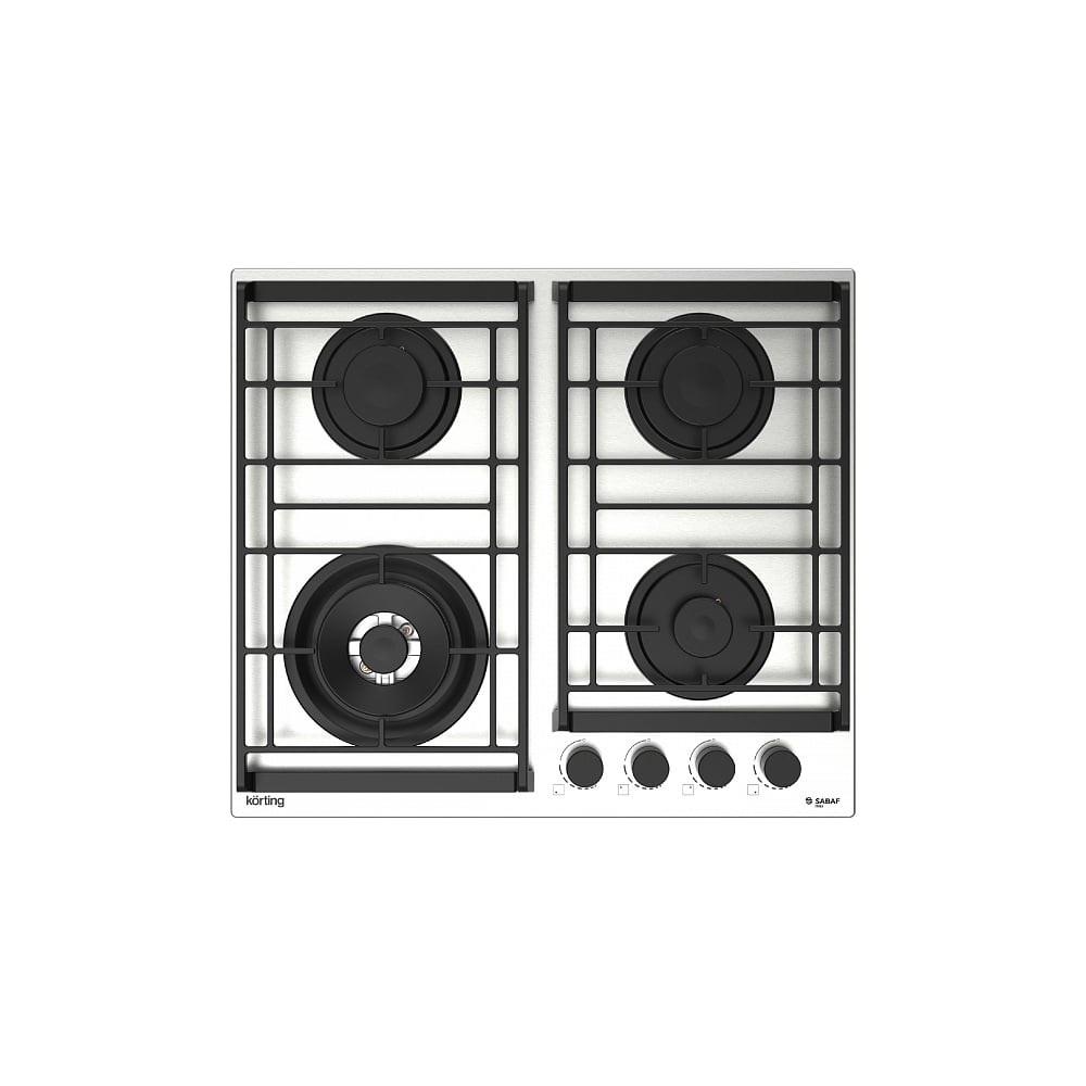 Изображение товара Газовая варочная панель Korting HG 6235 CTX 4 конфорки нержавеющая сталь