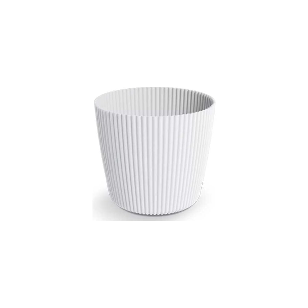 Изображение товара Кашпо Prosperplast DMI200 S449 Milly Round, d20см, h173мм, 4л, белый 071888