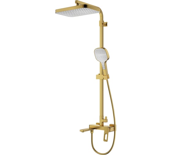 Изображение товара Душевая система для ванны RAGLO золотой сатин R51.24.03