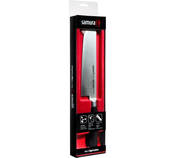Изображение товара Нож кухонный Samura Mo-V накири 167 мм, G-10 SM-0043/K