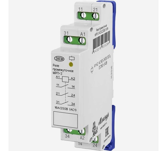 Изображение товара Реле промежуточное Меандр МРП-3 ACDC230В УХЛ4 A8302-16935284