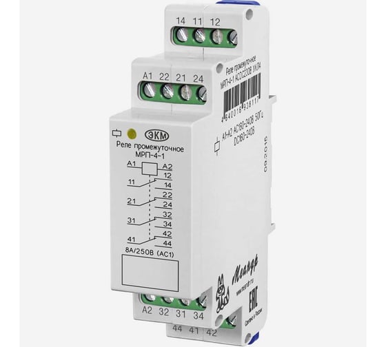 Изображение товара Реле промежуточное Меандр МРП-4-1 ACDC24В УХЛ4 A8302-16938056