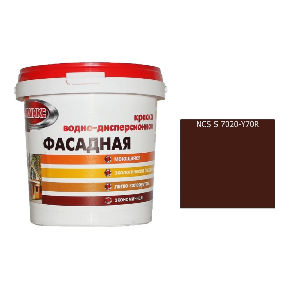 Изображение товара Краска водно-дисперсионная Эммикс для наружных работ 2.7 л