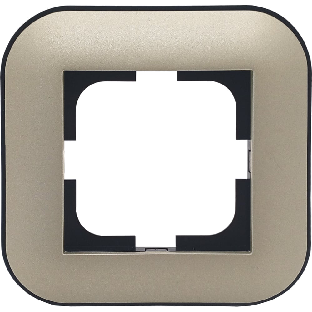 Изображение товара 1-местная рамка Ovivo LOFT антрацит IP20 для кабельных решений