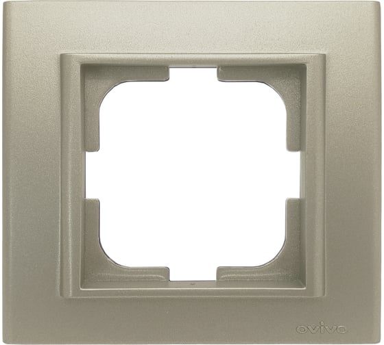 Изображение товара Рамка Ovivo 1-местная MINA, антрацит, 401-130000-096