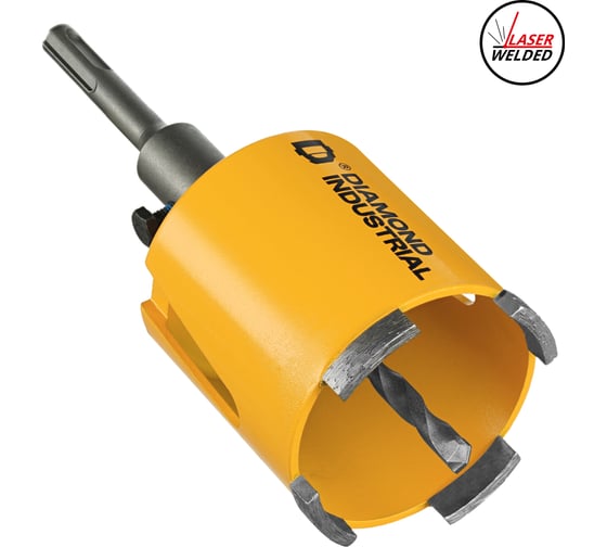 Изображение товара Коронка алмазная по бетону 72 мм SDS+ в сборе Diamond Industrial DIDCC72