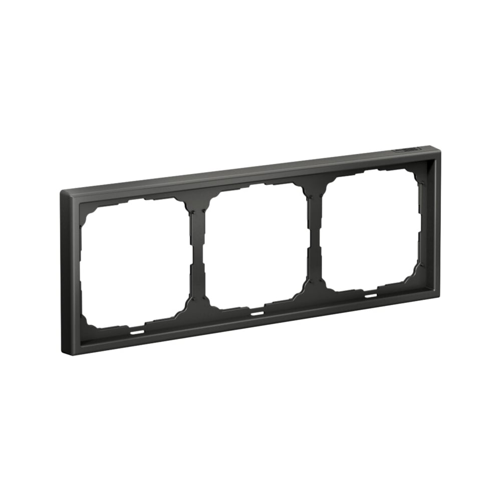 Изображение товара Рамка 3-постовая универсальная Systeme Electric ArtGallery Базальт GAL001403