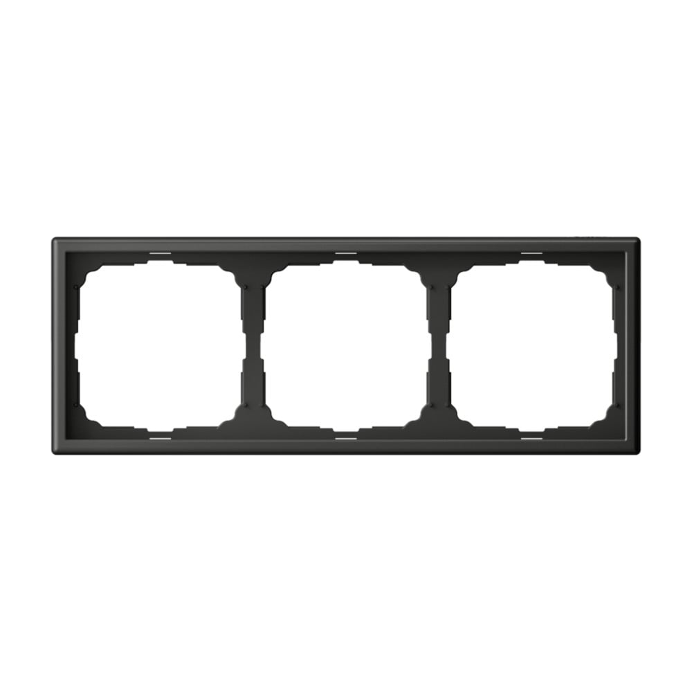Изображение товара Рамка 3-постовая универсальная Systeme Electric ArtGallery Базальт GAL001403