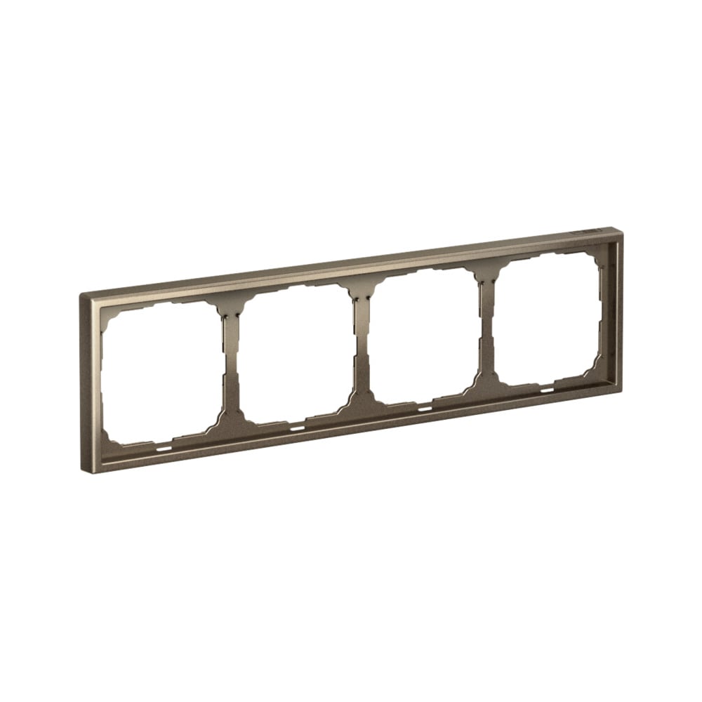 Изображение товара Рамка 4-постовая универсальная Systeme Electric ArtGallery Мокко