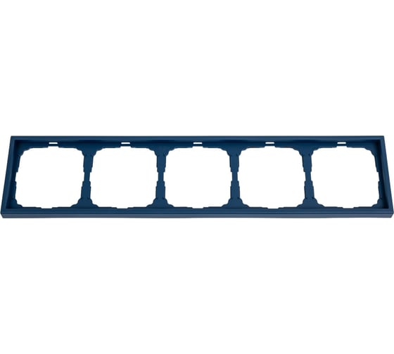 Изображение товара Рамка 5-постовая универсальная Systeme Electric ArtGallery Аквамарин GAL001105