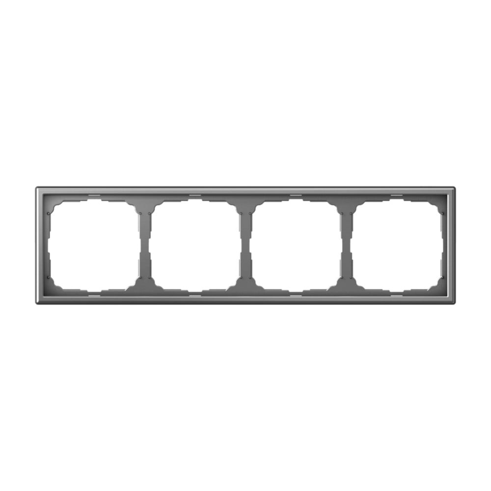 Изображение товара Рамка 4-постовая универсальная Systeme Electric ArtGallery сталь IP20