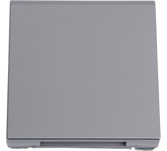 Изображение товара Розетка Systeme Electric ArtGallery Сталь с заземлением, со шторками, с крышкой, 16А, IP20, механизм GAL000946