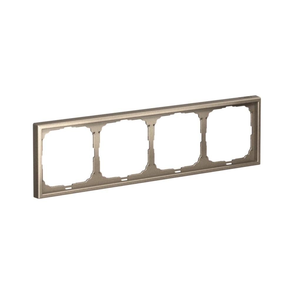 Изображение товара Рамка 4-постовая универсальная Systeme Electric ArtGallery Шампань GAL000504