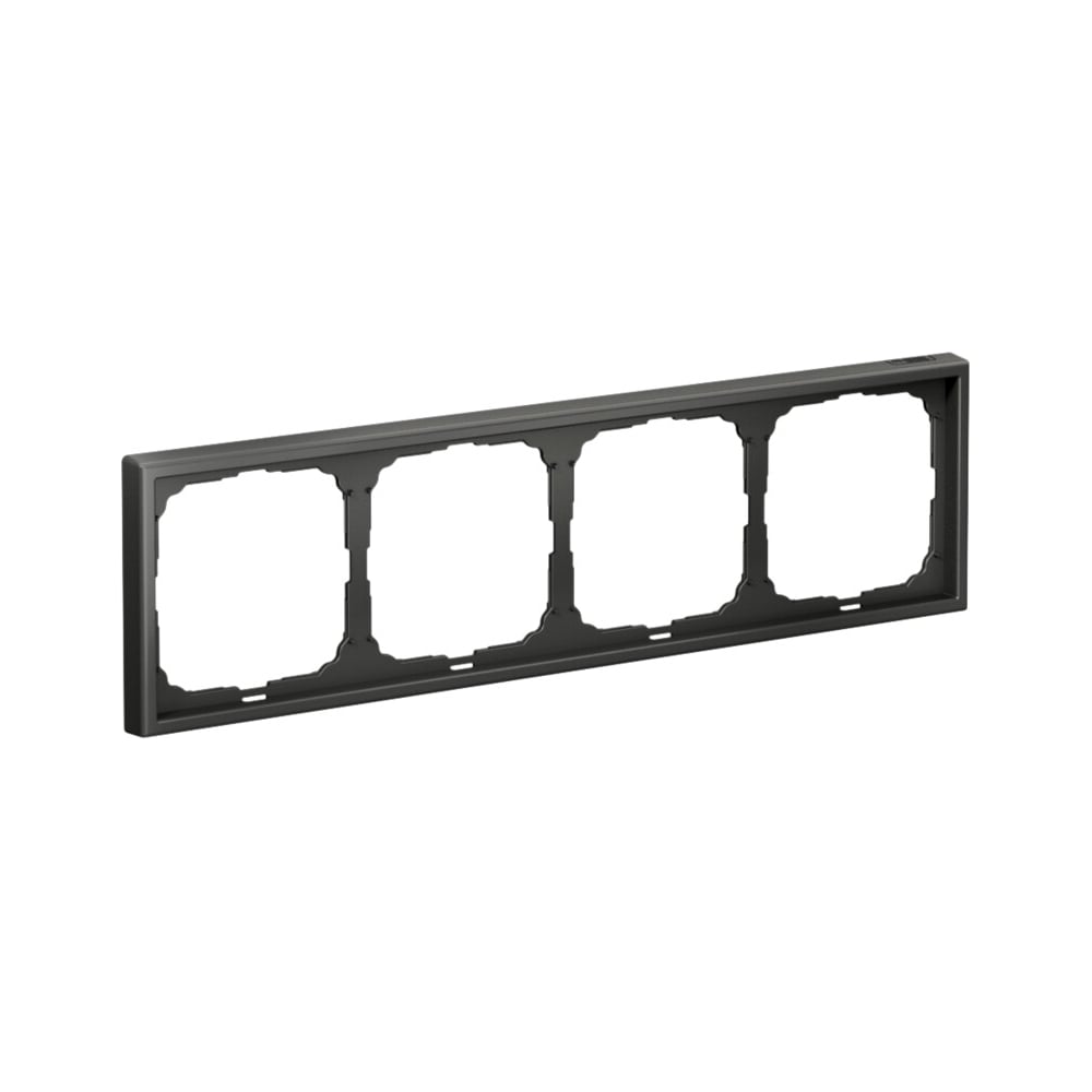 Изображение товара Рамка 4-постовая универсальная Systeme Electric ArtGallery Базальт GAL001404