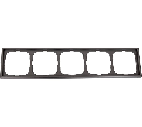 Изображение товара Рамка 5-постовая универсальная Systeme Electric ArtGallery Мокко GAL000605