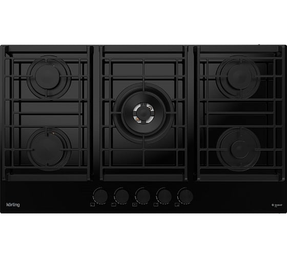 Изображение товара Газовая стеклянная варочная панель Korting HGG 9955 CTN 00000021050