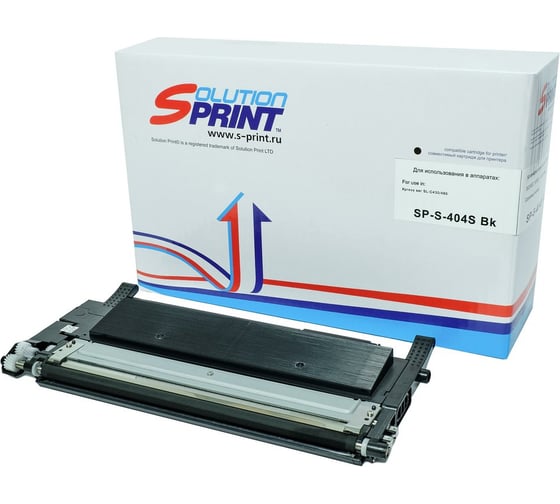 Изображение товара Картридж SP 404S BK (CLT-K404S) для Samsung черный Solution print 246474