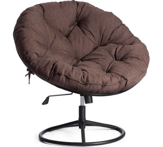 Изображение товара Кресло Tetchair CLOUDE HOME рогожка/металл, 97x98x90-96 см, коричневый 3М7-147 21616