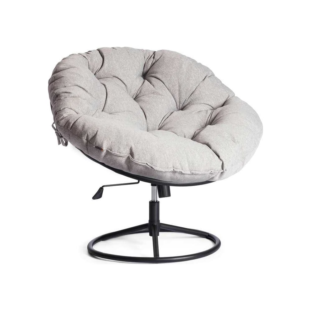 Изображение товара Кресло Tetchair CLOUDE HOME рогожка/металл, 97x98x90-96 см, серо-бежевый 3M 16/2 21617