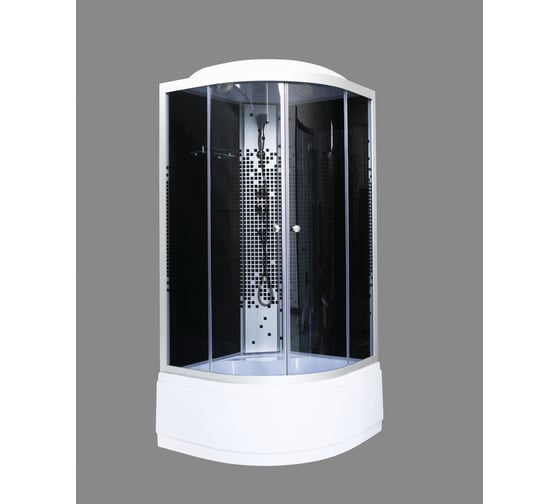 Изображение товара Душевая кабина GROSSBERG (800/800/2180), высокий поддон (38см), стекло С КВАДРАТИКАМИ PB 85