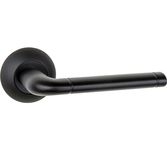 Изображение товара Ручка дверная для межкомнатных дверей PAULINIDOR 53-08 B2C, черный 53-08 BL