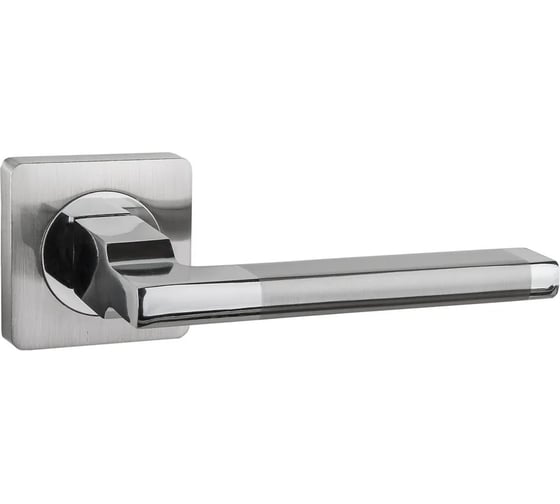 Изображение товара Ручка дверная для межкомнатных дверей PAULINIDOR 54-02 B2C, никель матовый 54-02 SN