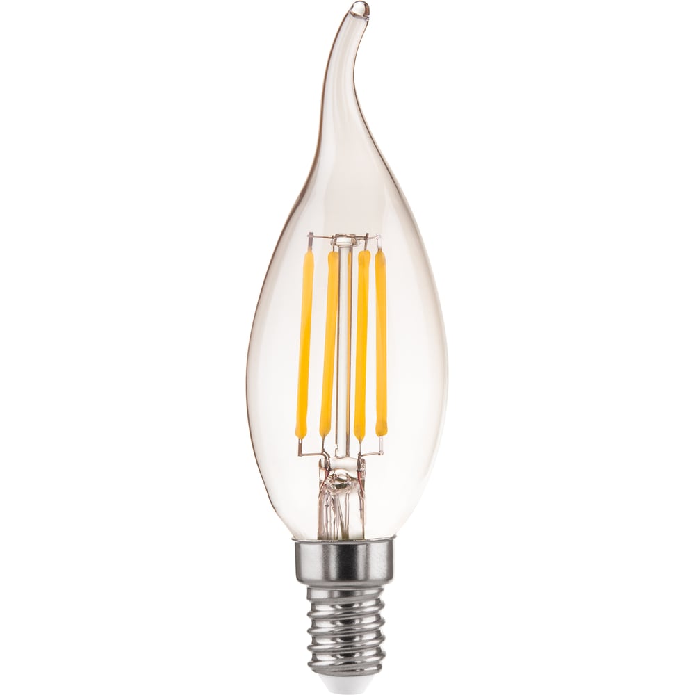 фото Светодиодная лампа elektrostandard dimmable 5w 4200k e14 cw35 прозрачный bl159 a049726