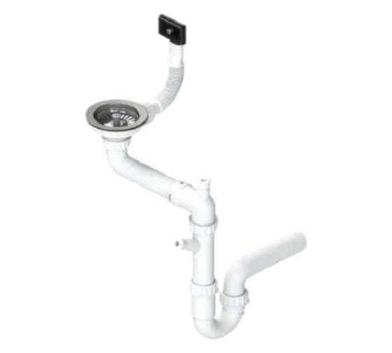 Изображение товара Одинарный сифон ALVEUS для мойки FI 114, c переливом ECO, NEW 1130550