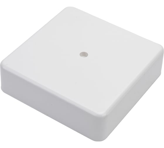 Изображение товара Распределительная коробка GREENEL с клеммной колодкой 100х100х29мм БЕЛАЯ GE41219-01