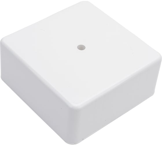 Изображение товара Распределительная коробка GREENEL с клеммной колодкой 100х100х44мм БЕЛАЯ GE41222-01