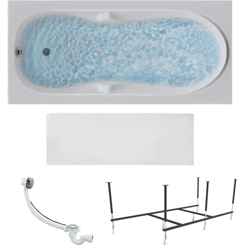 Изображение товара Акриловая ванна 1Marka VITA 150x70 см с панелью и каркасом