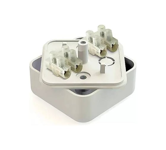 Изображение товара Распределительная коробка GREENEL с клеммной колодкой 50х50х20 БЕЛАЯ GE41206-01