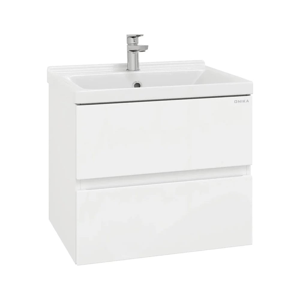 Изображение товара Тумба с раковиной Onika Эвада 60 подвесная белая