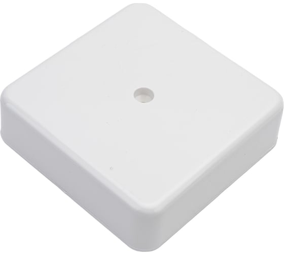 Изображение товара Распределительная коробка GREENEL с клеммной колодкой 75х75х20мм БЕЛАЯ GE41212-01