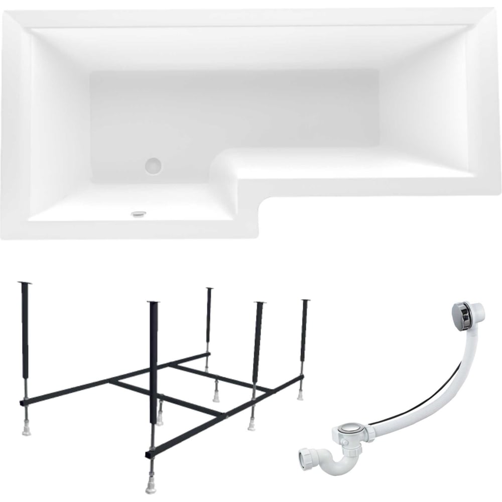 Изображение товара Акриловая ванна 1Marka LINEA 165x85 см левый угол