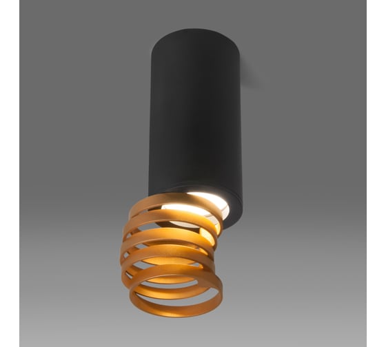Изображение товара Накладной светильник Elektrostandard DLN102 GU10 черный, золото a047747