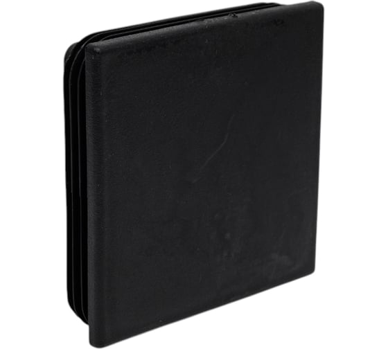 Изображение товара Заглушка для труб внутренняя НАКРЕПКО квадратная черная 80x80 мм, 4 шт. 216818