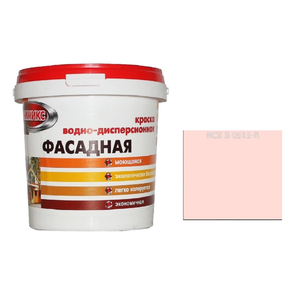 Изображение товара Краска ВД для наружных и внутренних работ Эммикс моющаяся 9л