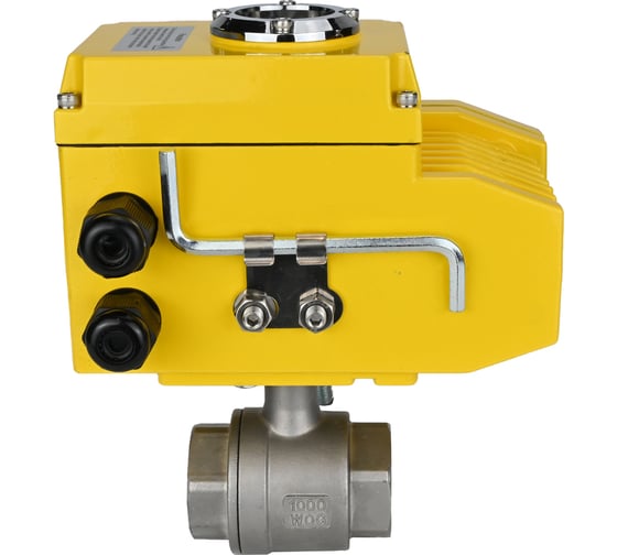 Изображение товара Кран шаровой DN.ru КШМП.316.230-ISO Ду10 Ру63 с электроприводом QT-005 380В D160-13408