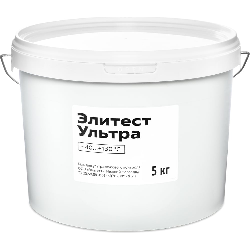 Изображение товара УЗК-гель Ультра для ультразвуковой диагностики 5 кг Элитест