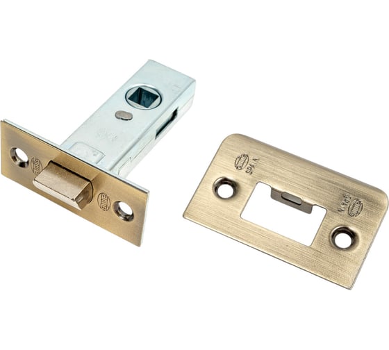 Изображение товара Дверная межкомнатная защелка Amig покрытие антик 6-45 A