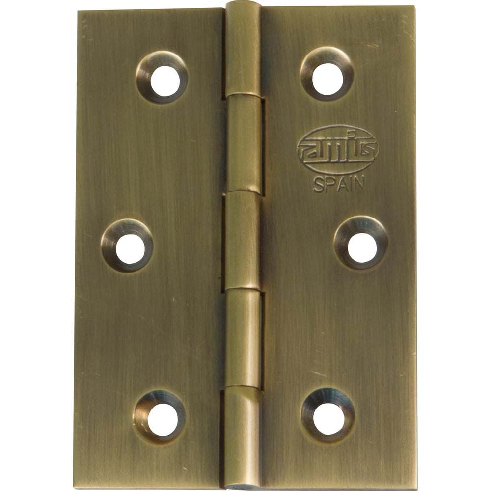 Изображение товара Универсальная петля Amig антик 1002-60х40 для дверей мебельных и межкомнатных дверей