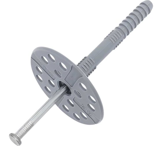 Изображение товара Дюбель для теплоизоляции Gigant (гриб) 10x90 с металлическим гвоздём 50 шт 123870