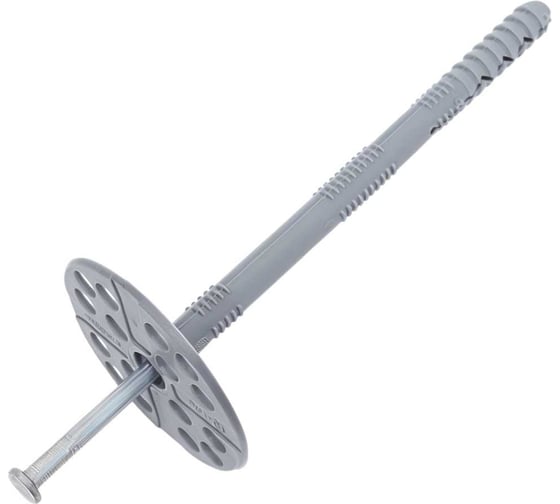 Изображение товара Дюбель для теплоизоляции Gigant (гриб) 10x140 с металлическим гвоздём 25 шт 123872